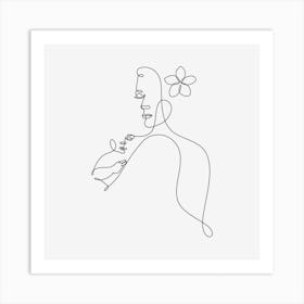 Mom Minimalist art Art Print