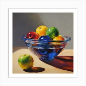 Apples In A Bowl 1 Art Print