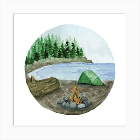 Campfire Art Print