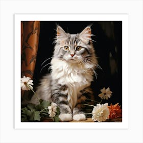 Coon Cat 1 Art Print