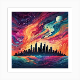 Cityscape Art Print