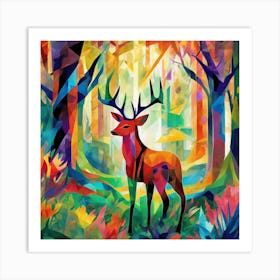 Franz Marc inspired artwork 1 Art Print