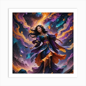 Chinese Witch Art Print