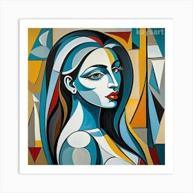 Abstract Of A Woman Art Print