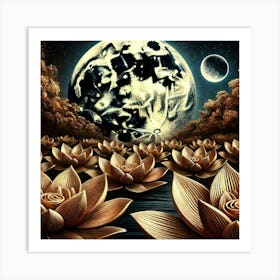 Lotus Flower 152 Art Print