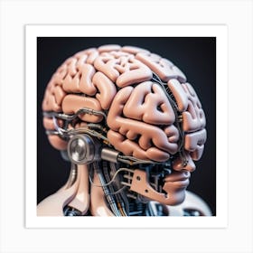 Robot Brain Art Print