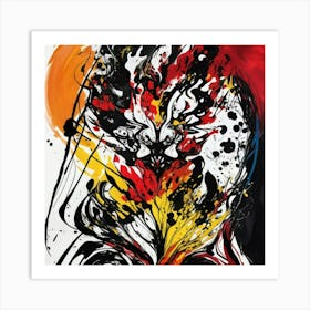 Abstract painting art 12 Art Print