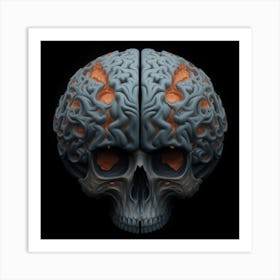 Brain Of A Man Art Print