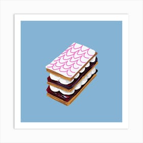 Mille-feuille Art Print