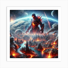 Pyroclastic Colossus 9 Art Print