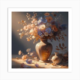 Flowers In A Vase 20 Art Print