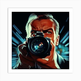 Jimmy Stewart - Rear Window Art Print