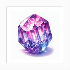 Crystal 7 Art Print