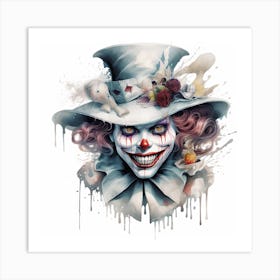 Clown Art Print