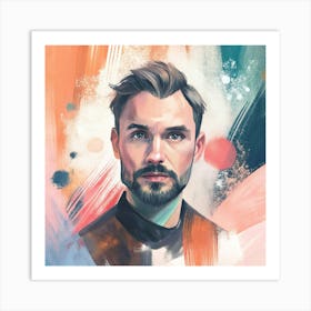 Portrait Of A Man 11 Art Print