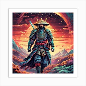 Samurai Warrior Art Print