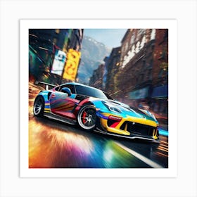 Need For Speed 23 Art Print