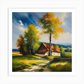 House In The Countryside 10 Art Print