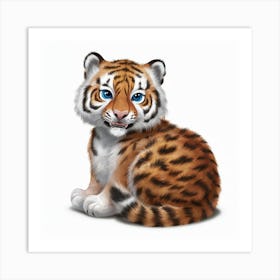 Tiger Cub 6 Art Print