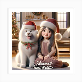 Cute Christmas 3 Art Print