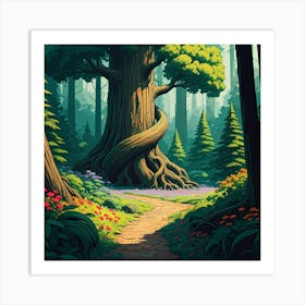 Ancient Tree Art Print