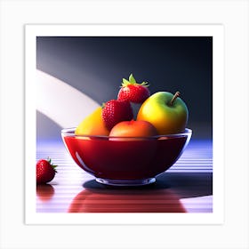 Fruit Bowl Art Print