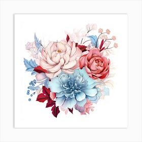 Floral Bouquet 1 Art Print