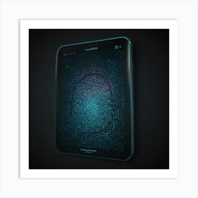 Fingerprint Painting Art Print