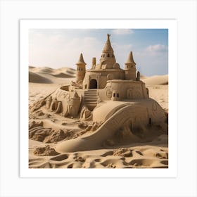 Sand Castle Art Print