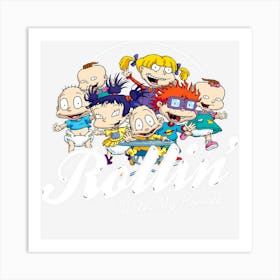 Rugrats Rollin With My Homies Baby Group Art Print