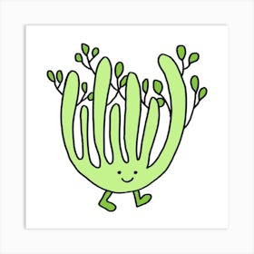 Green Celery Art Print