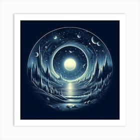 Starry Night 12 Art Print