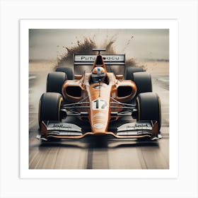 Racing Car Created by using Imagine AI Art 1 Art Print