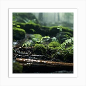 Mossy Forest 2 Art Print