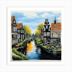 Amsterdam Canal Art Print