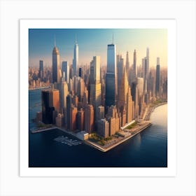 New York City Skyline Art Print