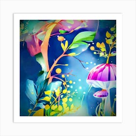 Flora And Fauna Art Print