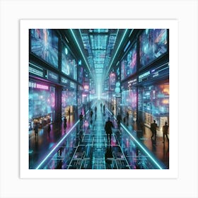 Futuristic City 17 Art Print