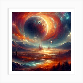 Astral Aura 8 Art Print