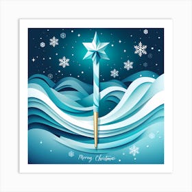 Christmas vector art Art Print