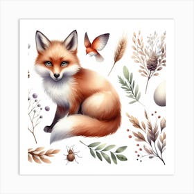 Fox 2 Art Print