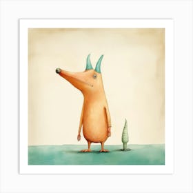 Cute Fox Art Print