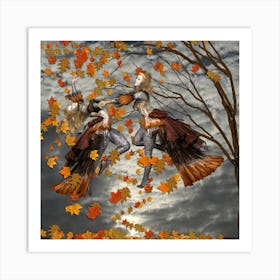 wind dancers 1 Art Print