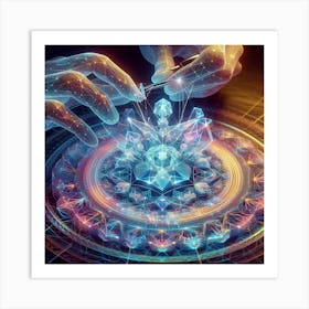 Shamanic Mandala Art Print