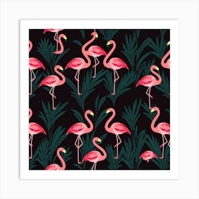 Flamingos 3 Art Print