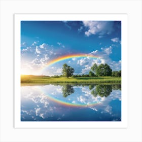 Rainbow In The Sky 2 Art Print