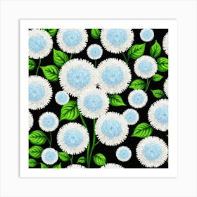 Chrysanthemums 3 Art Print