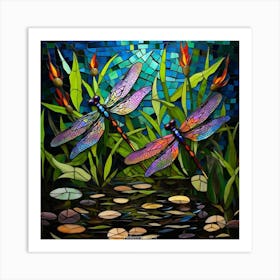 Dragonflies 45 Art Print