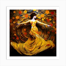 Dancing Lady - Dance Girl Dance Art Print