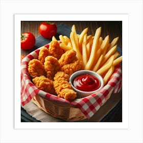 Chicken Nuggets 1 Art Print